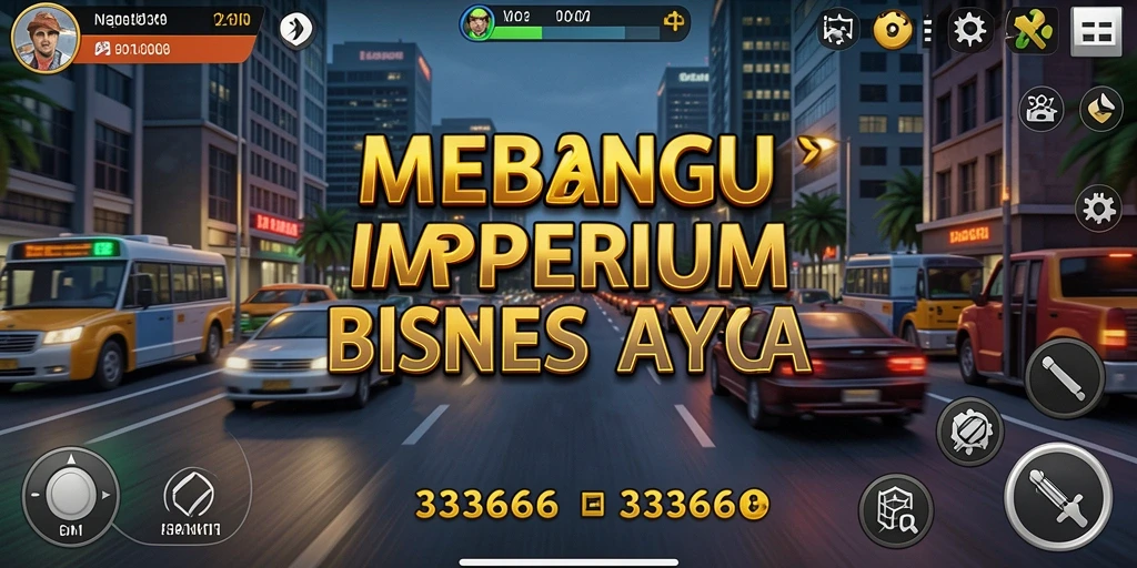 Tampilan gameplay menarik di 333666 saat membangun bisnis Tycoon.