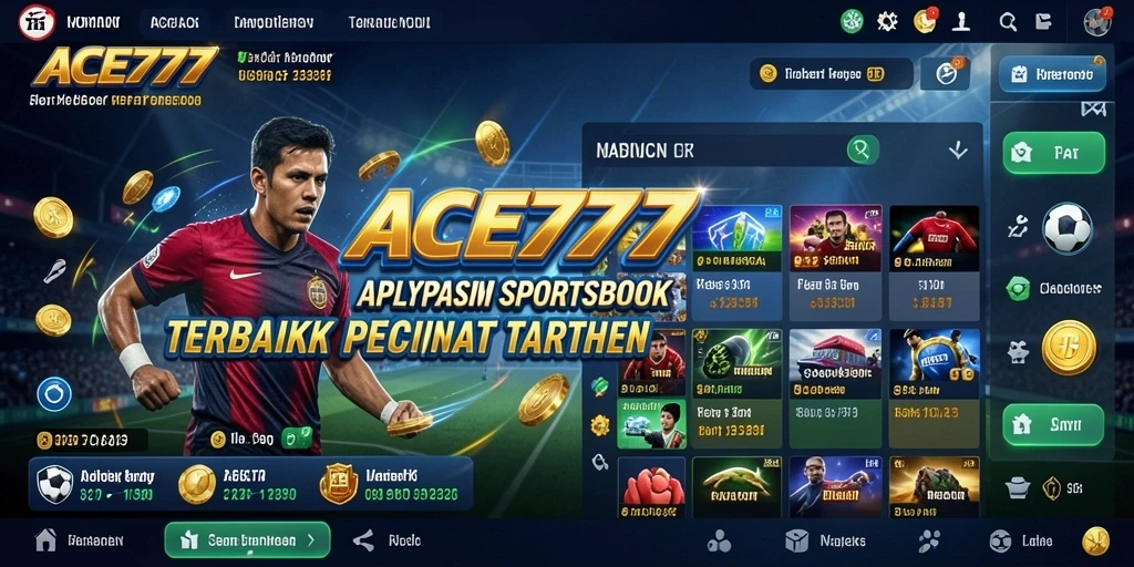 Tampilan gameplay yang seru di aplikasi Sportsbook ACE777.