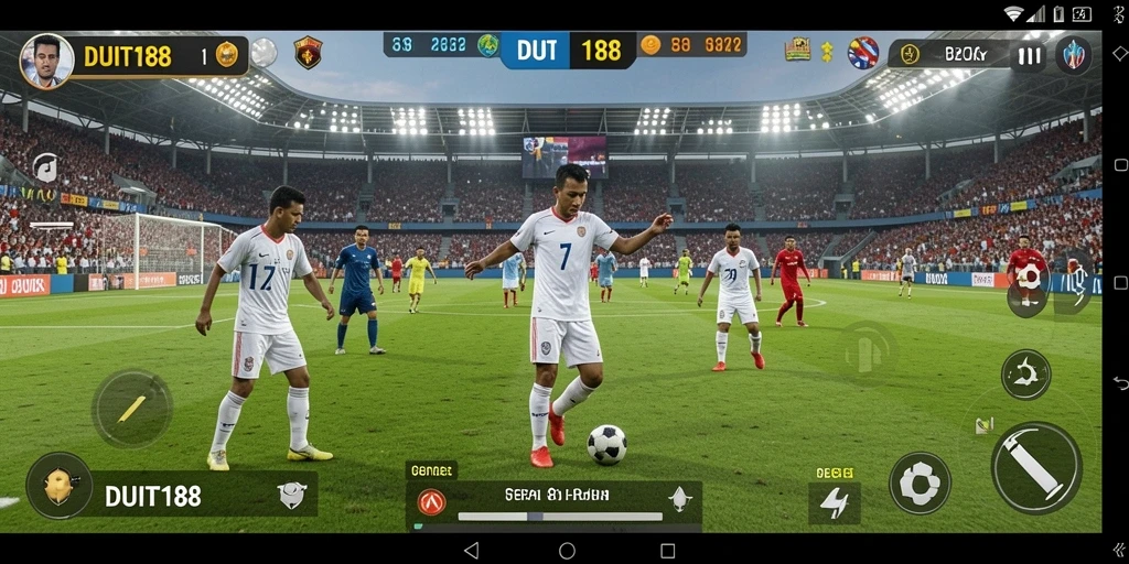 Tampilan gameplay <strong>DUIT188</strong> yang realistis dan mendebarkan.