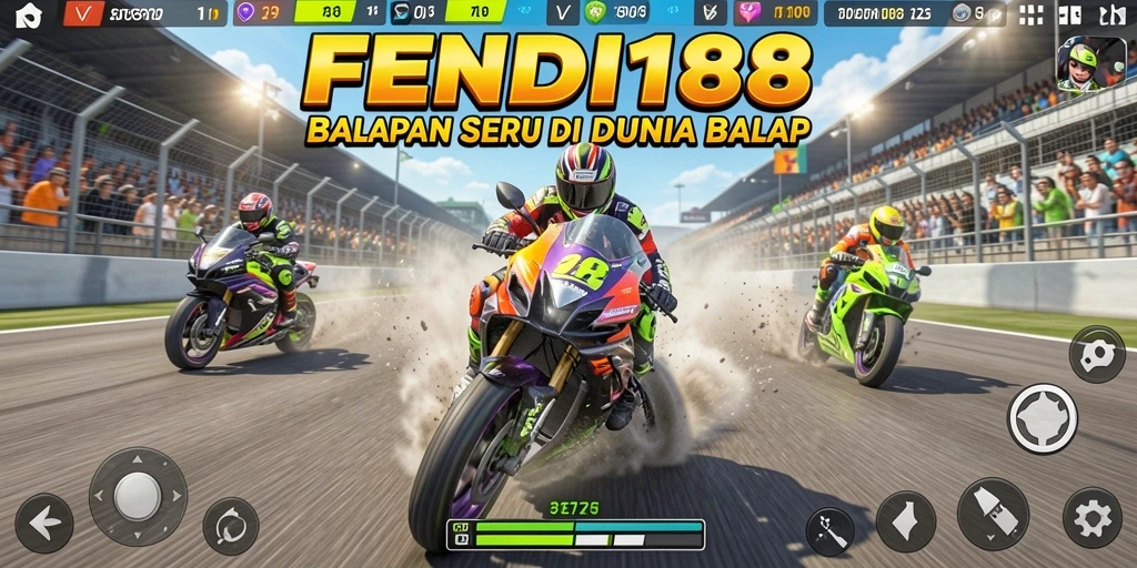 Gameplay seru FENDI188 dengan balapan yang mendebarkan.