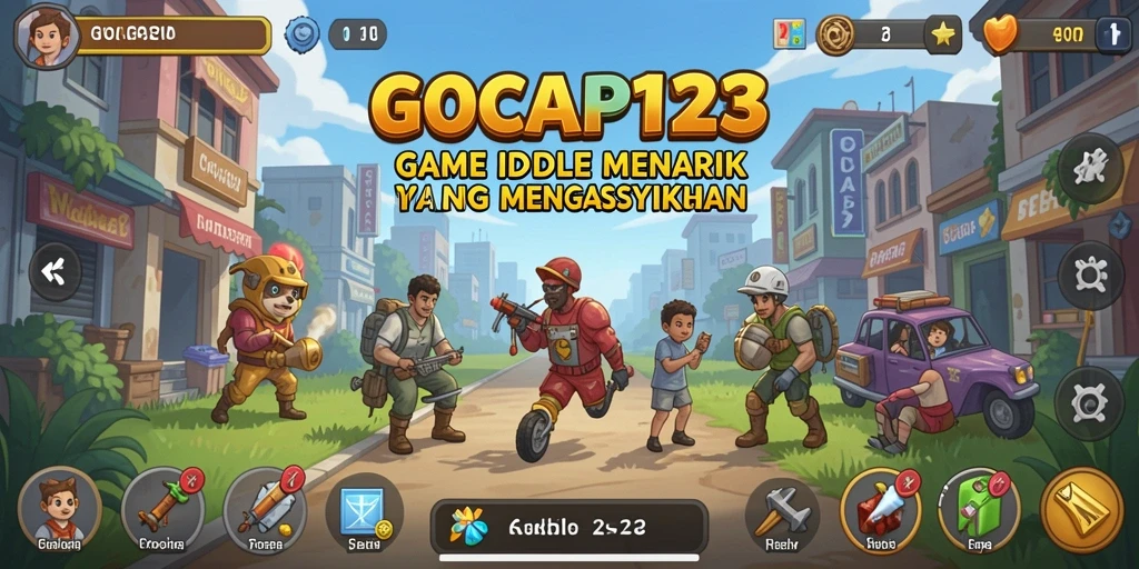 Gameplay GOCAP123 yang menampilkan kemajuan otomatis dan menarik.