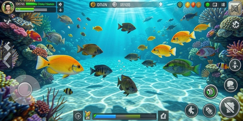 Tampilan menarik dari gameplay Tembak Ikan di ID6788.