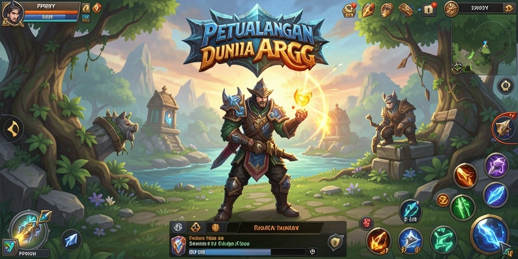 Gameplay PPRRYY yang dinamis dan penuh aksi dalam dunia ARPG.