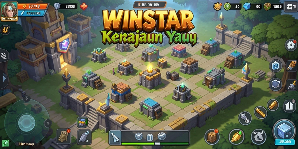 Tampilkan gameplay WINSTAR yang mendebarkan dan strategi Tower Defense yang intens.
